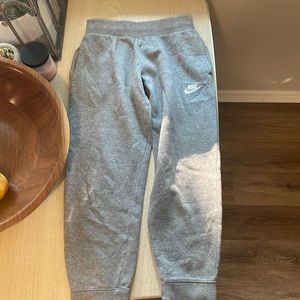 Nike girls sweatpants|Medium|Grey